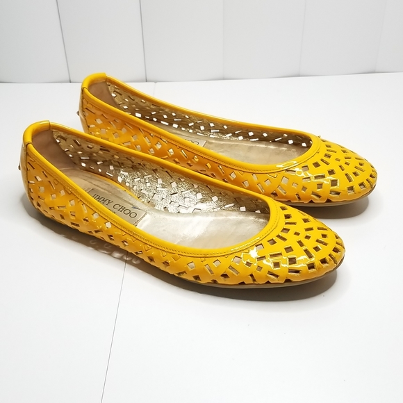 Jimmy Choo Shoes - Jimmy Choo Marigold perforated round toe flats